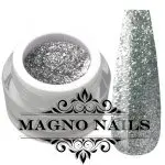 UV Gel - 1903 - Chrome Glitter Glam Gel - Silver Star